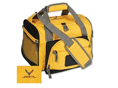 Rugged Corvette Racing Cooler with C8 Logo; Yellow