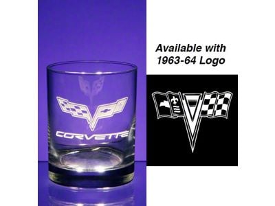 Short Glass Set with C2 Logo; 14-oz.