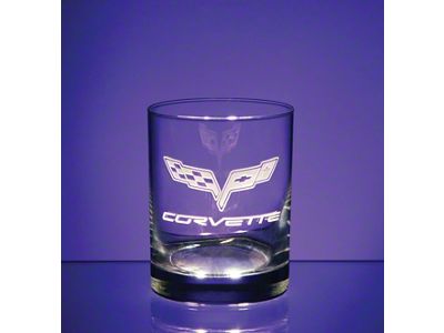 Short Glass Set with C6 Logo; 14-oz.