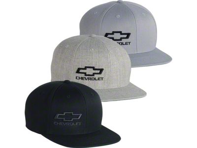 Snapback Flatbill Hat; Heather Gray