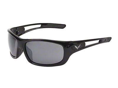 Sunglasses with C7 Logo; Black