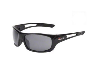 Sunglasses with Z06 Supercharged Logo; Gloss Black