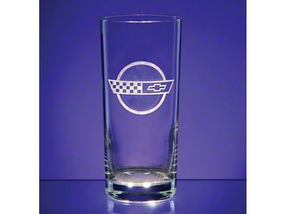 Tall Glass Set with C4 Logo; 15-oz.