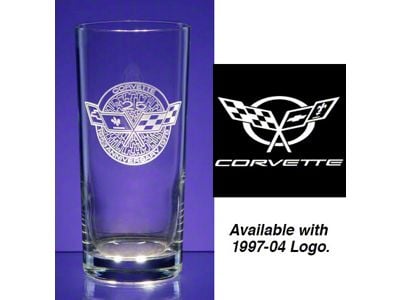 Tall Glass Set with C5 Logo; 15-oz.