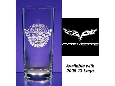 Tall Glass Set with C6 Logo; 15-oz.