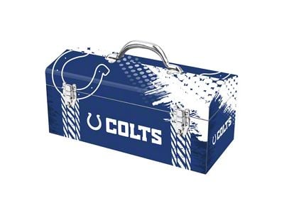 Tool Box with Indianapolis Colts Logo; Blue