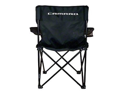 Travel Chair with Camaro Logo; Black