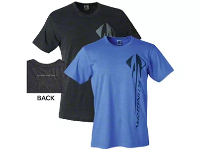 Vertical C7 Stingray T-Shirt; Royal Blue