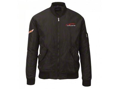 Wingover Bomber Jacket; Black