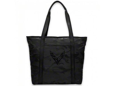 Women's Urban Camo Tote; Black