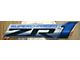 ZR1 Supercharged Metal Sign; 34x8-Inch