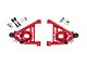 UMI Performance Front Lower A-Arms; Delrin Bushings; Red (82-92 Camaro)