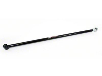 UMI Performance Single-Adjustable Panhard Bar with Roto Joints; Black (82-92 Camaro)