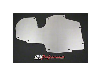 UMI Performance A/C Delete Panel; Black (70-81 Firebird)