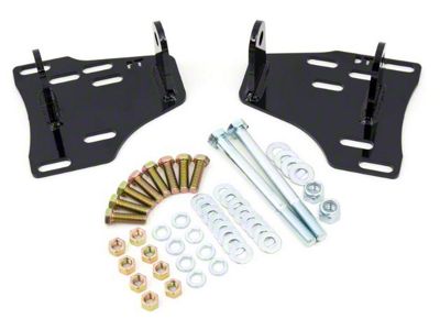 UMI Performance LSX Engine Mounts; Black (74-92 Firebird)