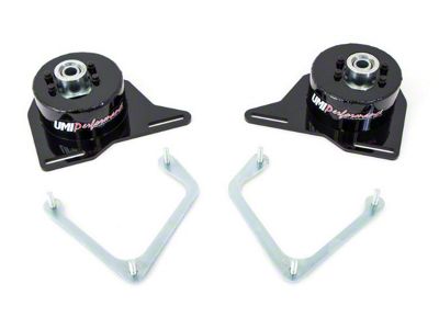 UMI Performance Spherical Caster/Camber Plates; Black (82-92 Firebird)