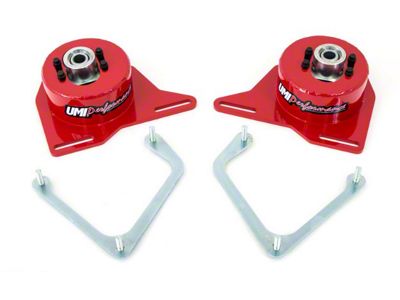 UMI Performance Spherical Caster/Camber Plates; Red (82-92 Firebird)