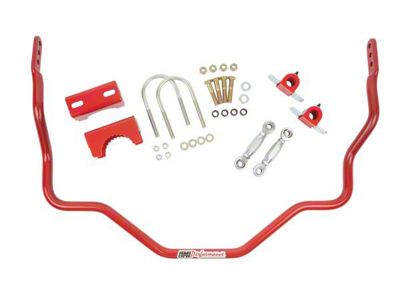 UMI Performance Adjustable Tubular Rear Sway Bar; Red (73-87 C10, C15)