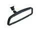 Universal 9 Rear View Mirror W/ Round Glass Mount Flat Black