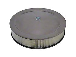 Air Cleaner Set,Black Chrome,14X3