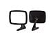 Universal Ford Rectangular Truck Mirror Pair -Flat Black