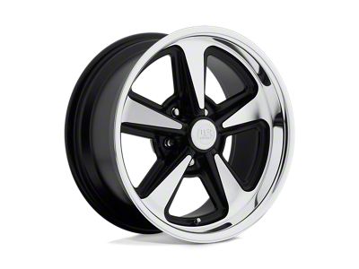 US Mag Bandit Matte Black Machined Wheel; 17x8; 1mm Offset (67-69 Camaro)