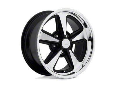 US Mag Bandit Matte Black Machined Wheel; 18x8; 1mm Offset (67-69 Camaro)