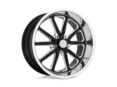 US Mag Rambler Gloss Black Milled Wheel; 18x7; 1mm Offset (67-69 Camaro)