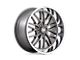 US Mag Cruz Anthracite with Diamond Cut Lip Wheel; 20x8.5; 6mm Offset (63-67 Corvette C2)