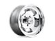 US Mag Indy High Luster Polished Wheel; Rear Only; 15x10; -50mm Offset (63-67 Corvette C2)