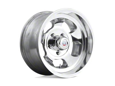 US Mag Indy High Luster Polished Wheel; 15x5; -12mm Offset (63-67 Corvette C2)