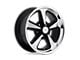 US Mag Bandit Matte Black Machined Wheel; 18x8; 1mm Offset (84-96 Corvette C4)