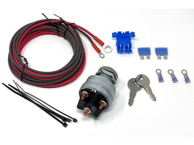 Vintage Auto Garage Electric Starter Key Switch 12-Volt Conversion Kit with Fuse Protection (36-54 Chevrolet/GMC Truck)