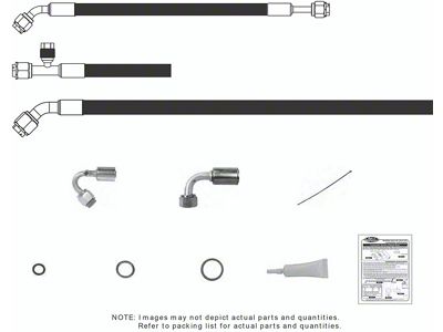 Vintage Air SureFit Reduced Barrier Modified Hose Kit (64-67 V8 GTO, LeMans, Tempest)