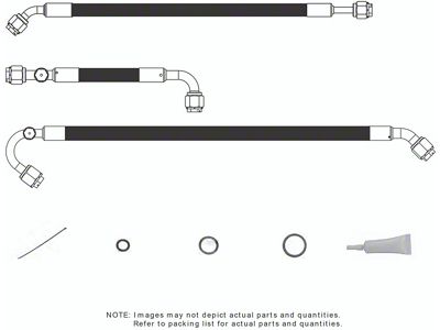 Vintage Air SureFit Reduced Barrier Standard Hose Kit (64-67 V8 GTO, LeMans, Tempest)