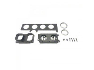 Vintage Air Reproduction OEM Style In-Dash Vent Louver Kit with Chrome Bezels (70-81 Firebird)