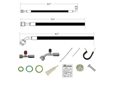 Vintage Air SureFit Reduced Barrier Modified Hose Kit (1957 150, 210, Bel Air, Nomad w/o Stock Engine)