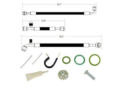 Vintage Air SureFit Reduced Barrier Standard Hose Kit (1957 150, 210, Bel Air, Nomad w/ Stock Engine)