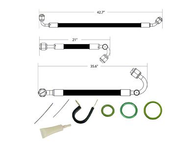 Vintage Air SureFit Reduced Barrier Standard Hose Kit (55-56 150, 210, Bel Air, Nomad w/ Stock Engine)