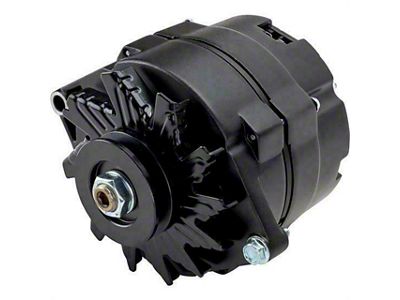 12-Volt Alternator with 3/8-Inch Pulley; 100 Amp; Black (36-54 Chevrolet/GMC Truck)