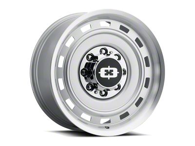 Vision Wheel Cheyenne Silver Machined Lip 6-Lug Wheel; 17x8; 6mm Offset (60-66 K10)