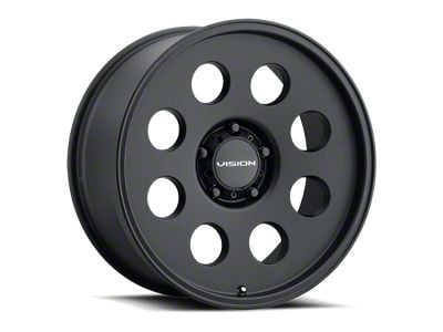 Vision Wheel Midway Satin Black 5-Lug Wheel; 16x8; 0mm Offset (71-72 C10, C15)