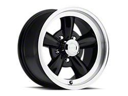 Vision Wheel Legend 5 Gloss Black with Machined Lip Wheel; 15x7; 6mm Offset (70-81 Camaro)