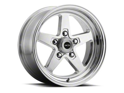 Vision Wheel Sport Star II Polished Wheel; 15x10; 0mm Offset (70-81 Camaro)