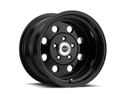 Vision Wheel Street Lite Gloss Black Wheel; 15x4; -19mm Offset (70-81 Camaro)