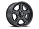 Vision Wheel Daytona Satin Black Wheel; 15x7; 6mm Offset (70-81 Firebird)