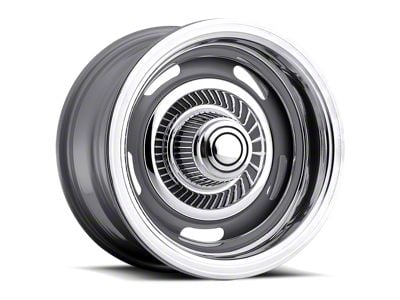 Vision Wheel Rally Silver Wheel; 15x4; 0mm Offset (70-81 Firebird)