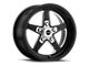 Vision Wheel Sport Star II Gloss Black with Milled Center Wheel; 15x10; 0mm Offset (70-81 Firebird)