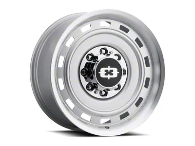 Vision Wheel Cheyenne Silver Machined Lip 5-Lug Wheel; 17x8; 4mm Offset (75-87 C10, C15)