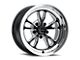 Vision Wheel Patriot Gloss Black Milled Spoke with Polished Lip Wheel; 15x7; 0mm Offset (67-69 Firebird)